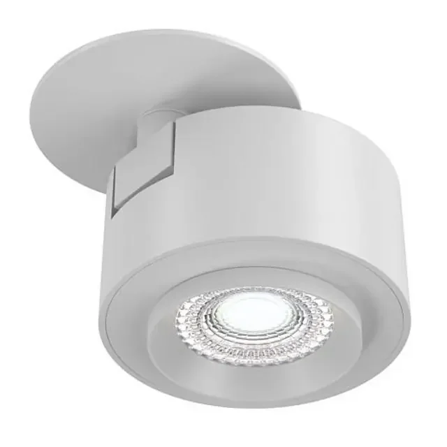 Treo White 4000K Round Plate Adjustable Spotlight
