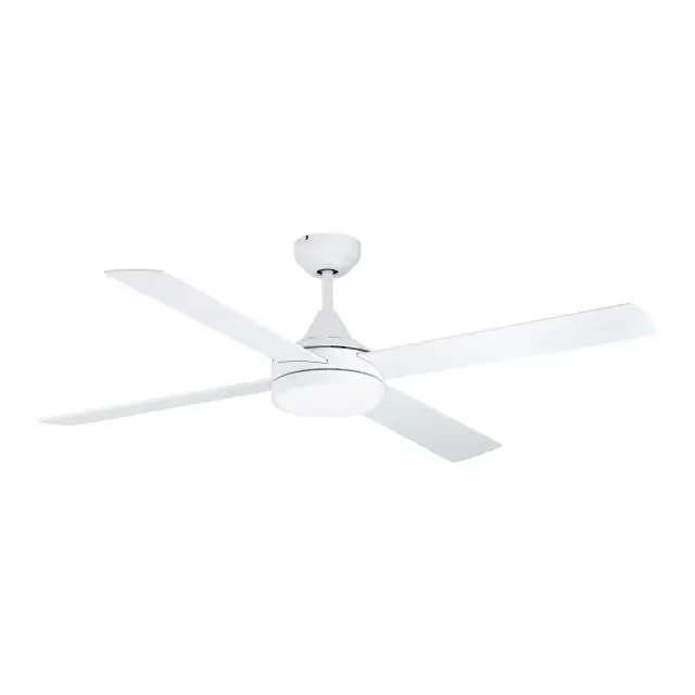 Trinidad White with Remote Control and Ceiling Fan and Light