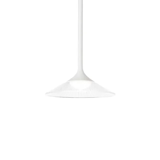 Tristan SP White with Acrylic Shade LED Pendant Light