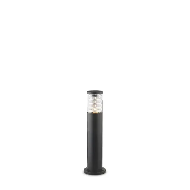 Tronco PT1 Black with Glass Diffuser 40cm IP44 Bollard