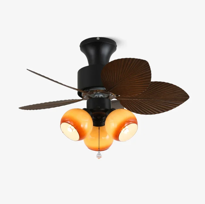 Tropica Palm Ceiling Fan Light