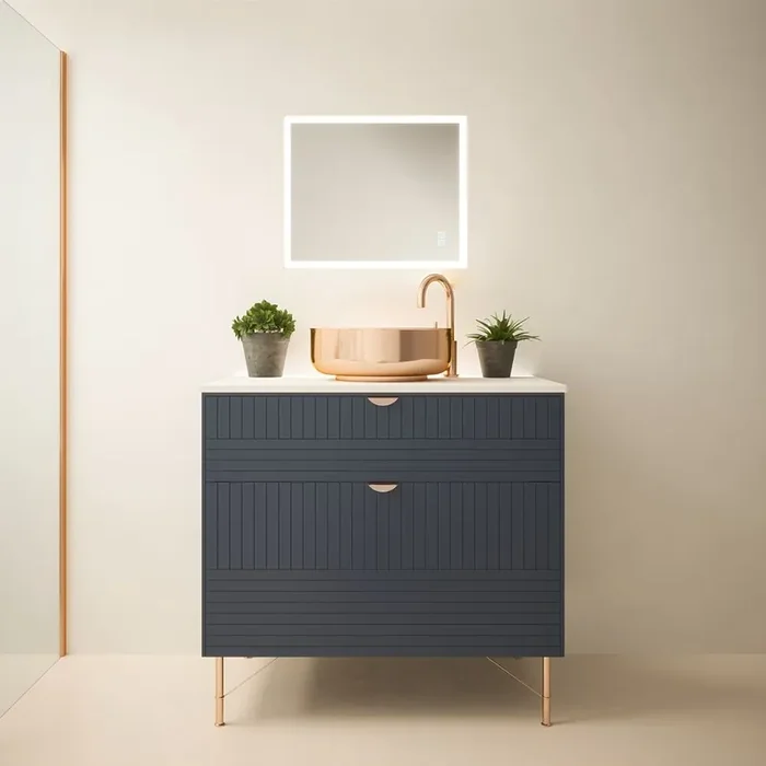 Tunable CCT LED Bathroom Mirror 500 x 600 mm IP44 Dimmable Demister (1356SATSY9030)