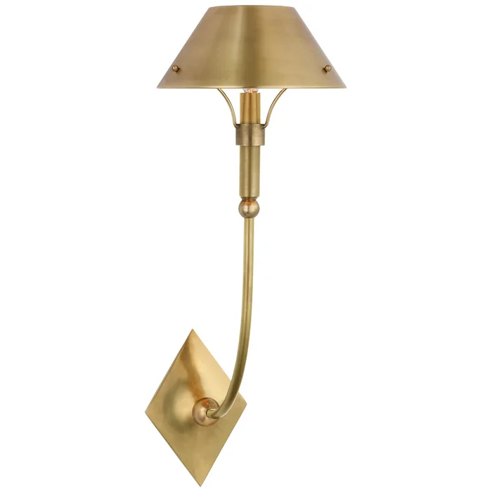 Turlington LED Wall Sconce in Hand-Rubbed Antique Brass (268|TOB 2722HAB-HAB)