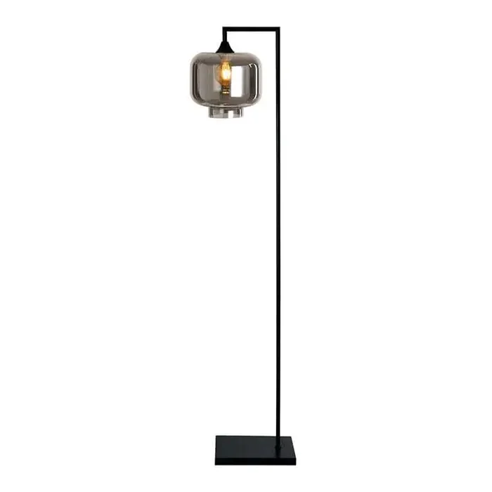 Turo Black Floor Lamp Square