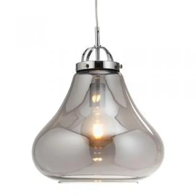 Turua Chrome with Clear Glass Pendant Light