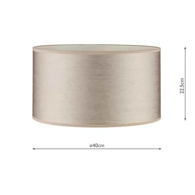 Tuscan with String Taupe 40cm Floor Lamp Shade