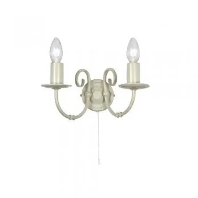 Tuscany 2 Light Ivory Wall Light