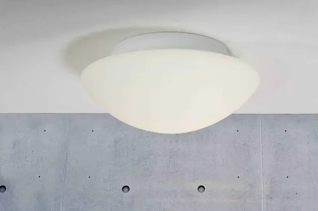 Ufo Maxi White with Opal White Glass Ceiling Light