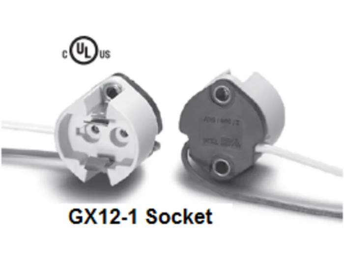 Universal GX12-1 Lampholder