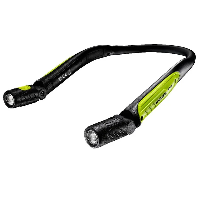 USB Rechargeable LED Neck Light Double Torch 350 Lumen IP54