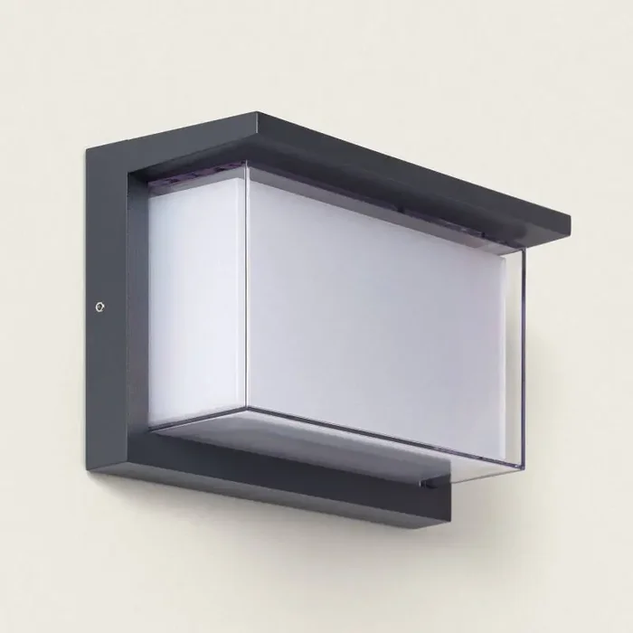 Valorian 12W Aluminium Double Diffuser Outdoor Selectable CCT LED Wall Lamp – Ledkia
