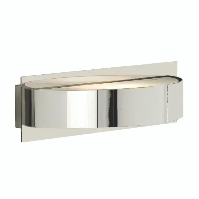Vega Chrome with Glass Wall Light
