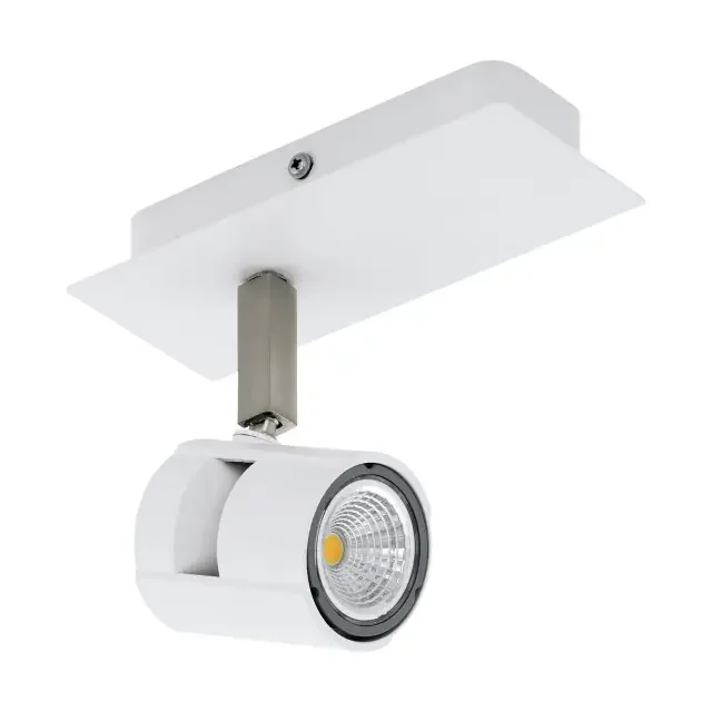 Vergiano White and Satin Nickel Spotlight