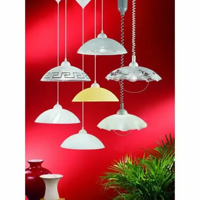 Vetro White Satin Glass Pendant Light