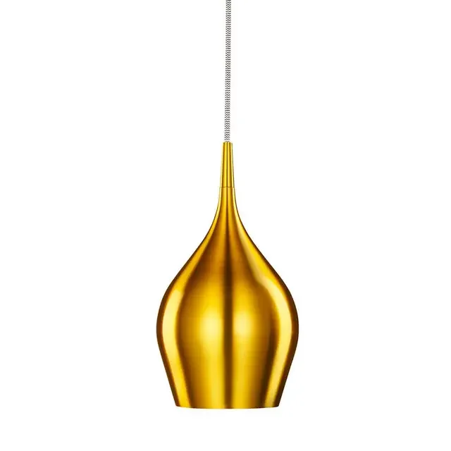 Vibrant Gold Metal 12cm Pendant Light