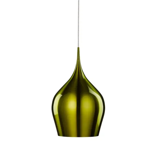 Vibrant Green Metal 26cm Pendant Light