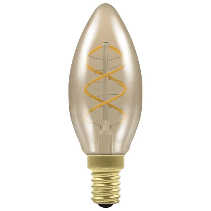 Vintage Candle Spiral LED Filament Bulb