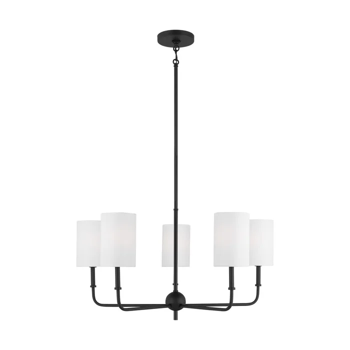 Visual Comfort Studio 3109305EN-112 Foxdale LED Chandelier, Midnight Black