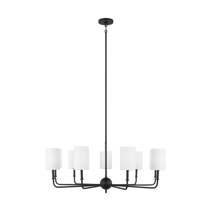 Visual Comfort Studio 3109309EN-112 Foxdale LED Chandelier, Midnight Black