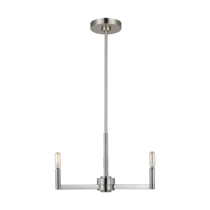 Visual Comfort Studio 3164203EN-962 Fullton LED Chandelier, Brushed Nickel