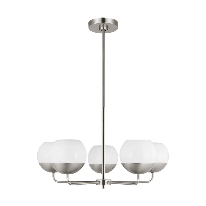 Visual Comfort Studio 3168105EN3-962 Alvin LED Chandelier, Brushed Nickel