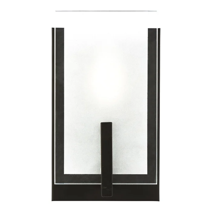 Visual Comfort Studio 4130801EN-112 Syll One Light Wall / Bath Sconce, Midnight Black