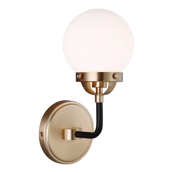 Visual Comfort Studio 4187901EN-848 Cafe One Light Wall Sconce, Satin Brass