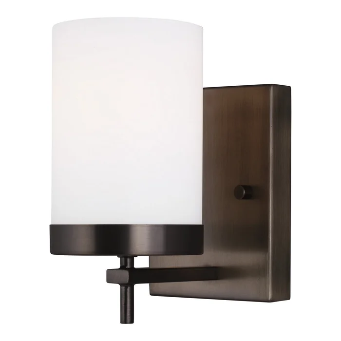 Visual Comfort Studio 4190301EN3-778 Zire One Light Wall / Bath Sconce, Brushed Oil Rubbed Bronze