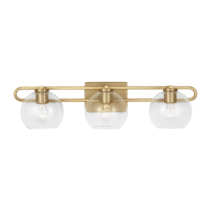 Visual Comfort Studio 4455703-848 Codyn Three Light Bath Vanity, Satin Brass