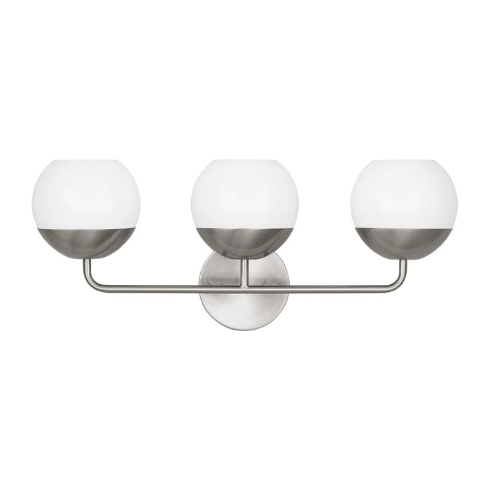 Visual Comfort Studio 4468103EN3-962 Alvin LED Bath Wall Sconce, Brushed Nickel