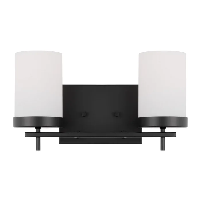 Visual Comfort Studio 4490302EN3-112 Zire Two Light Bath, Midnight Black