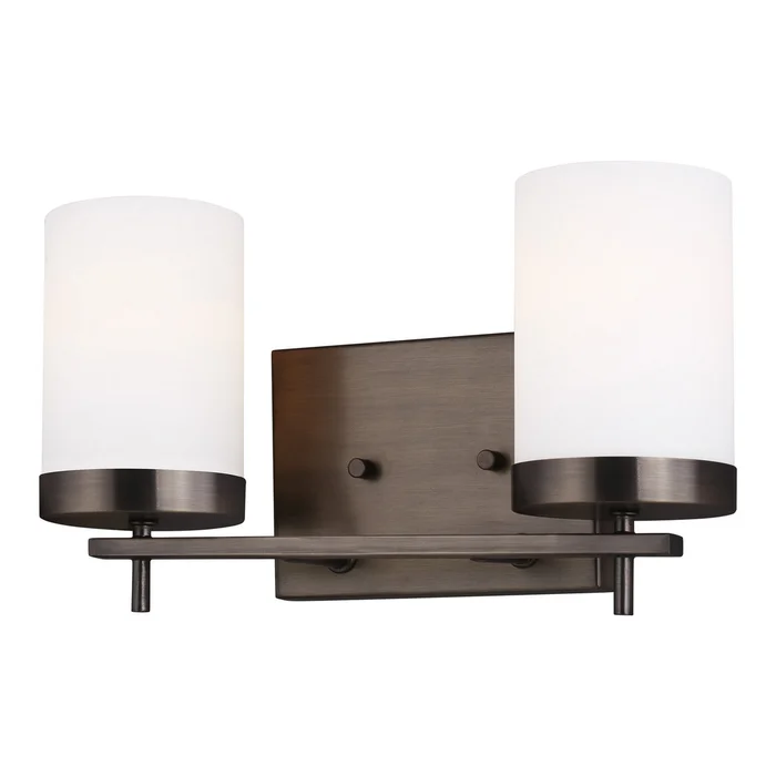 Visual Comfort Studio 4490302EN3-778 Zire Two Light Wall / Bath, Brushed Oil Rubbed Bronze