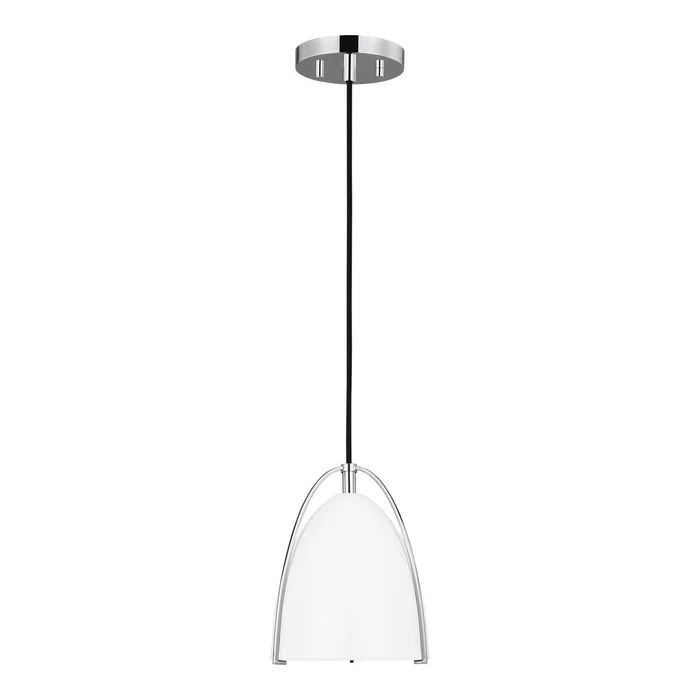 Visual Comfort Studio 6151801EN3-05 Norman One Light Mini-Pendant, Chrome