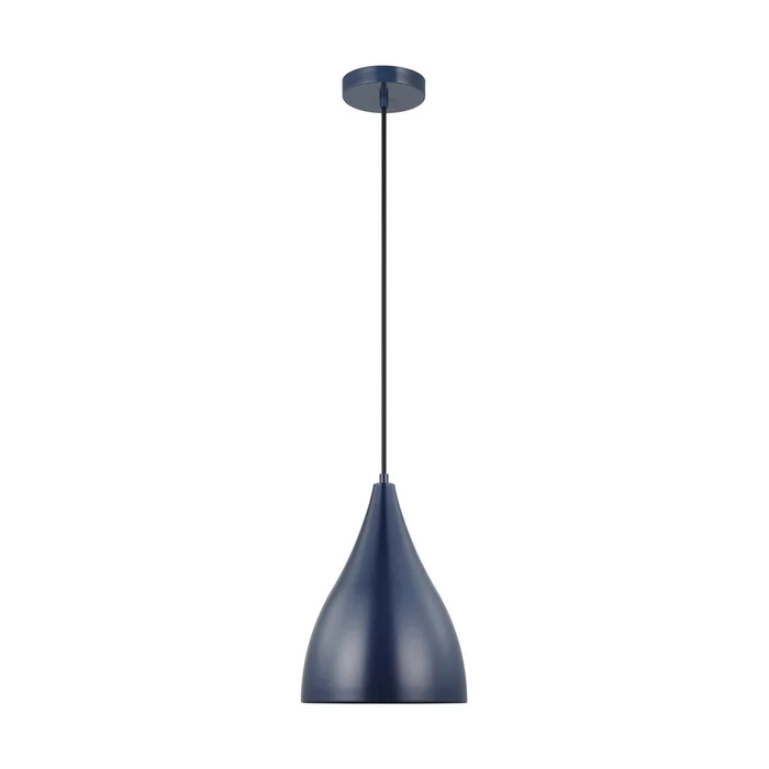 Visual Comfort Studio 6545301EN3-127 Oden LED Pendant, Navy