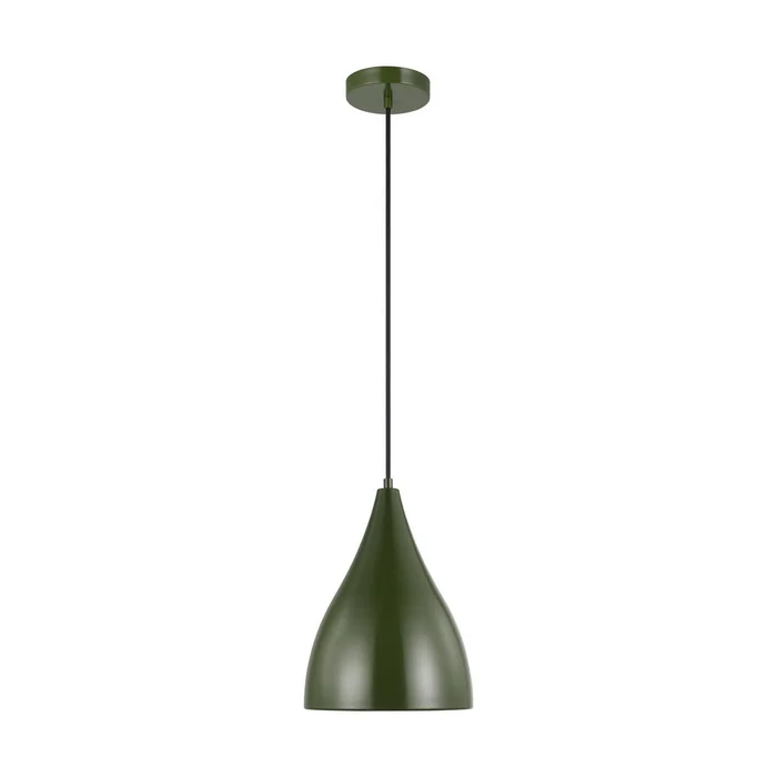 Visual Comfort Studio 6545301EN3-145 Oden LED Pendant, Olive