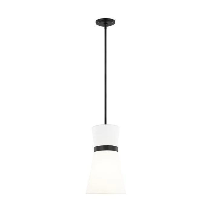 Visual Comfort Studio 6590501-112 Clark One Light Pendant, Midnight Black (Discontinued)
