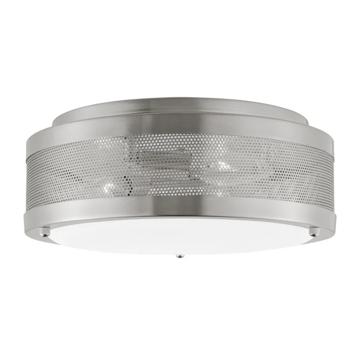 Visual Comfort Studio 7532003EN-962 Vander LED Flush Mount, Brushed Nickel