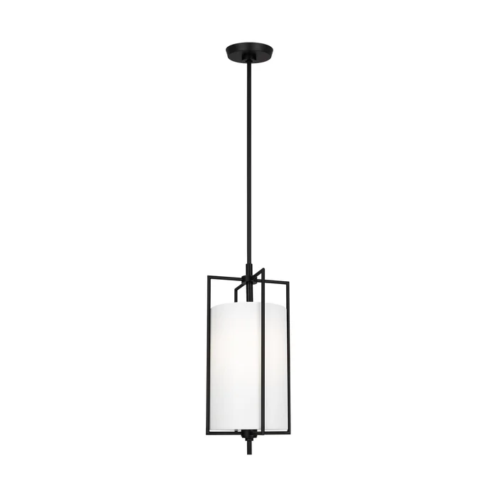 Visual Comfort Studio CP1401AI Perno One Light Pendant, Aged Iron