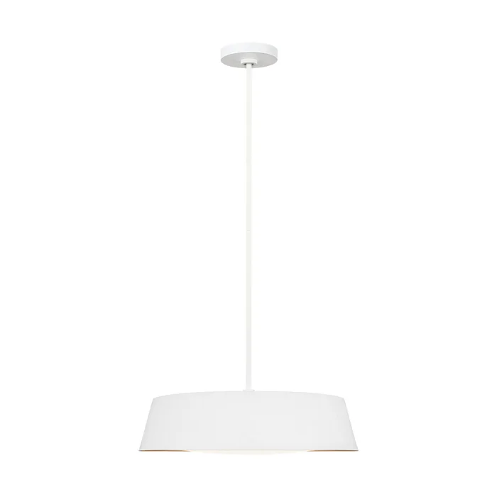 Visual Comfort Studio EP1055MWT Asher Five Light Pendant, Matte White (Discontinued)