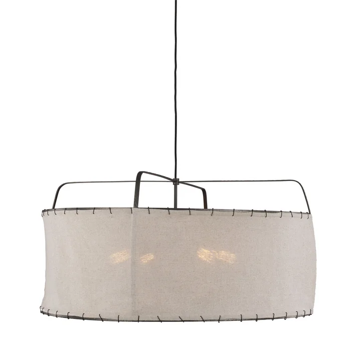 Visual Comfort Studio EP1114AI Dunne Four Light Pendant, Aged Iron