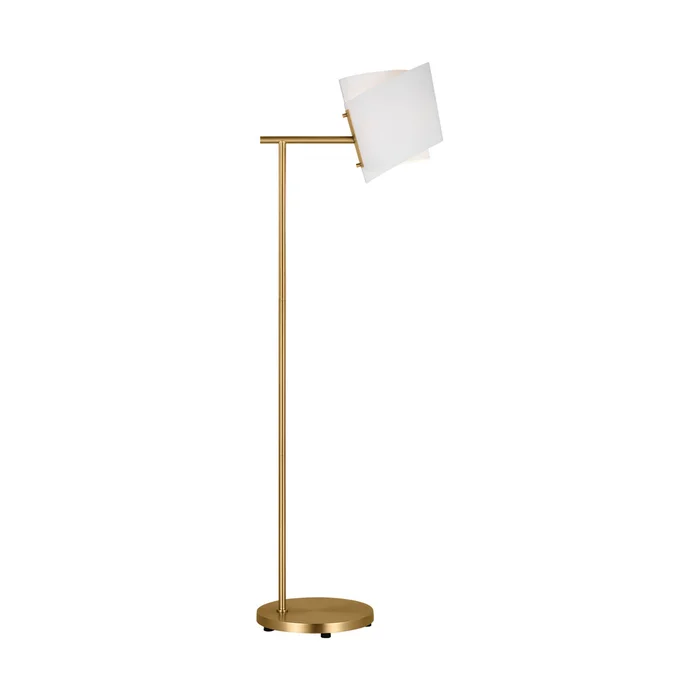 Visual Comfort Studio ET1501BBS1 Paerero LED Floor Lamp, Burnished Brass