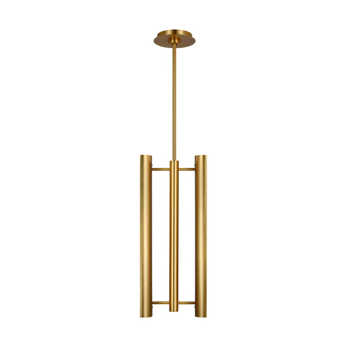 Visual Comfort Studio KP1092BBS Carson LED Pendant, Burnished Brass