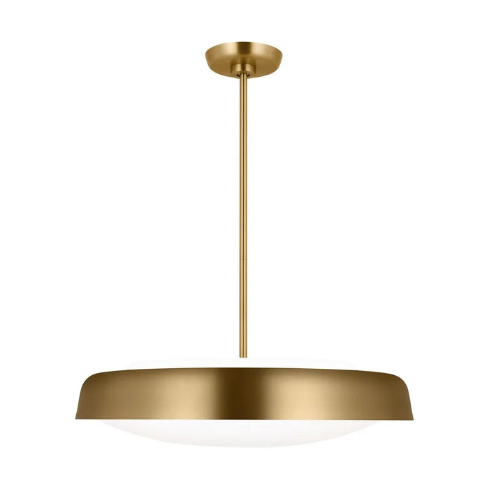 Visual Comfort Studio KSP1133BBS Draper Three Light Pendant, Burnished Brass