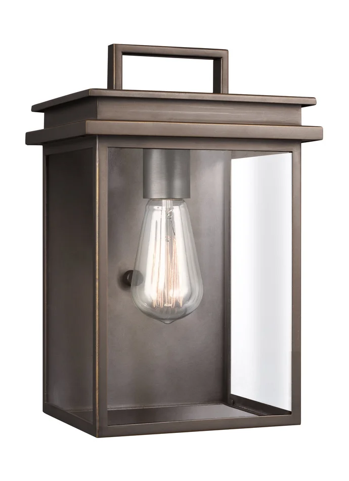 Visual Comfort Studio OL13601ANBZ Glenview One Light Outdoor Wall Lantern, Antique Bronze