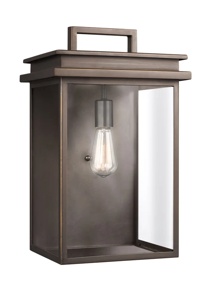 Visual Comfort Studio OL13603ANBZ Glenview One Light Outdoor Wall Lantern, Antique Bronze