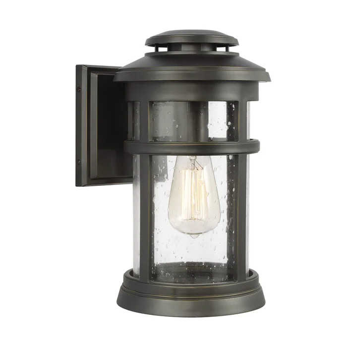 Visual Comfort Studio OL14301ANBZ Newport One Light Outdoor Wall Lantern, Antique Bronze