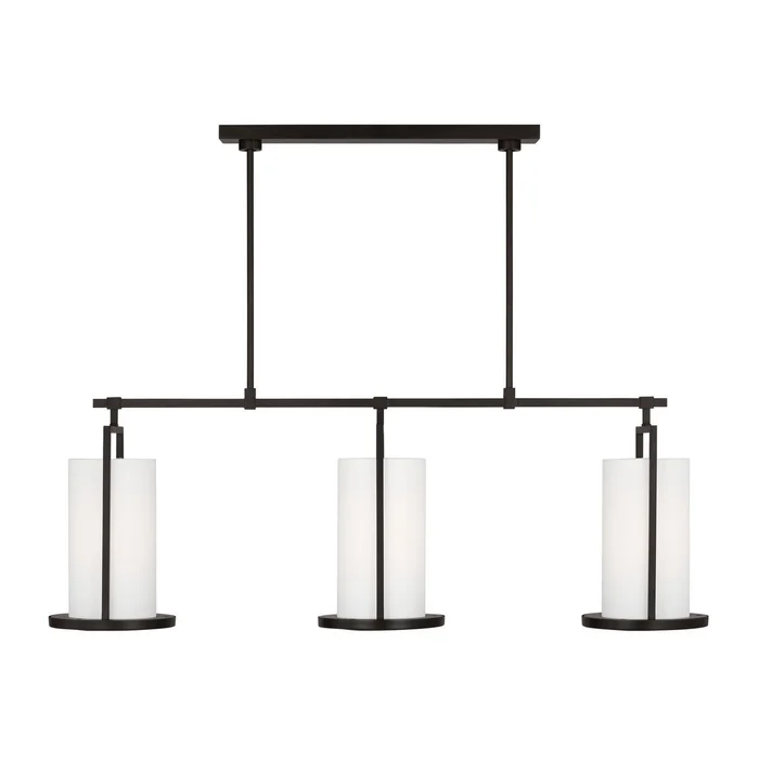 Visual Comfort Studio TFC1053AI Sherwood Three Light Chandelier, Aged Iron