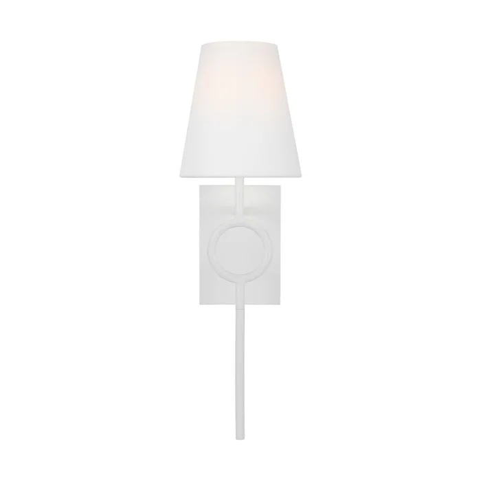 Visual Comfort Studio TFW1021MWT Montour One Light Wall Sconce, Matte White