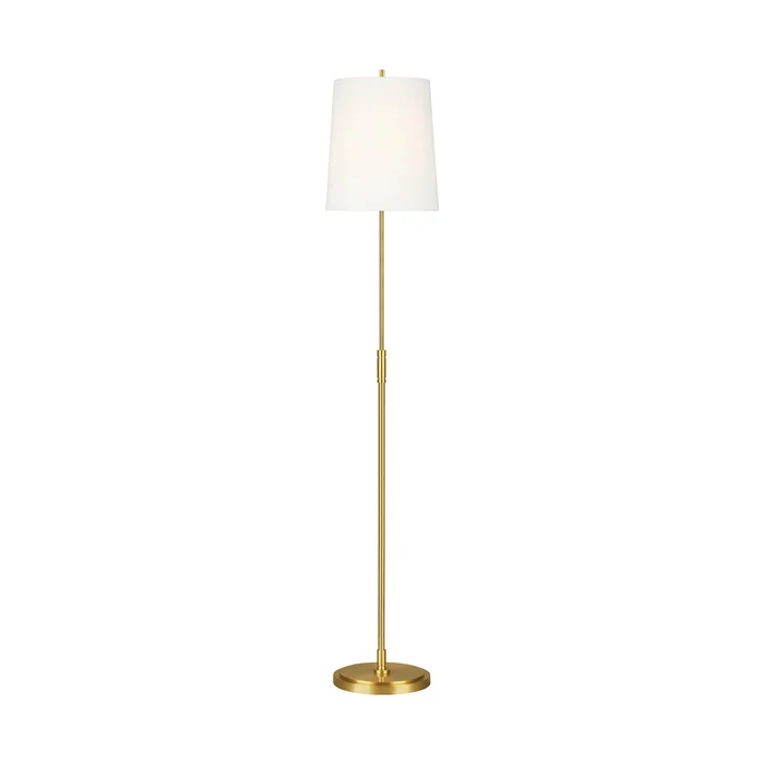 Visual Comfort Studio TT1031BBS1 Beckham Classic One Light Floor Lamp, Burnished Brass