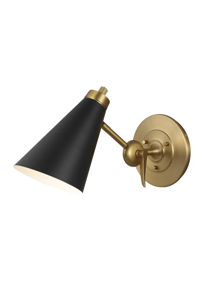 Visual Comfort Studio TW1061BBS Signoret One Light Wall Sconce, Burnished Brass